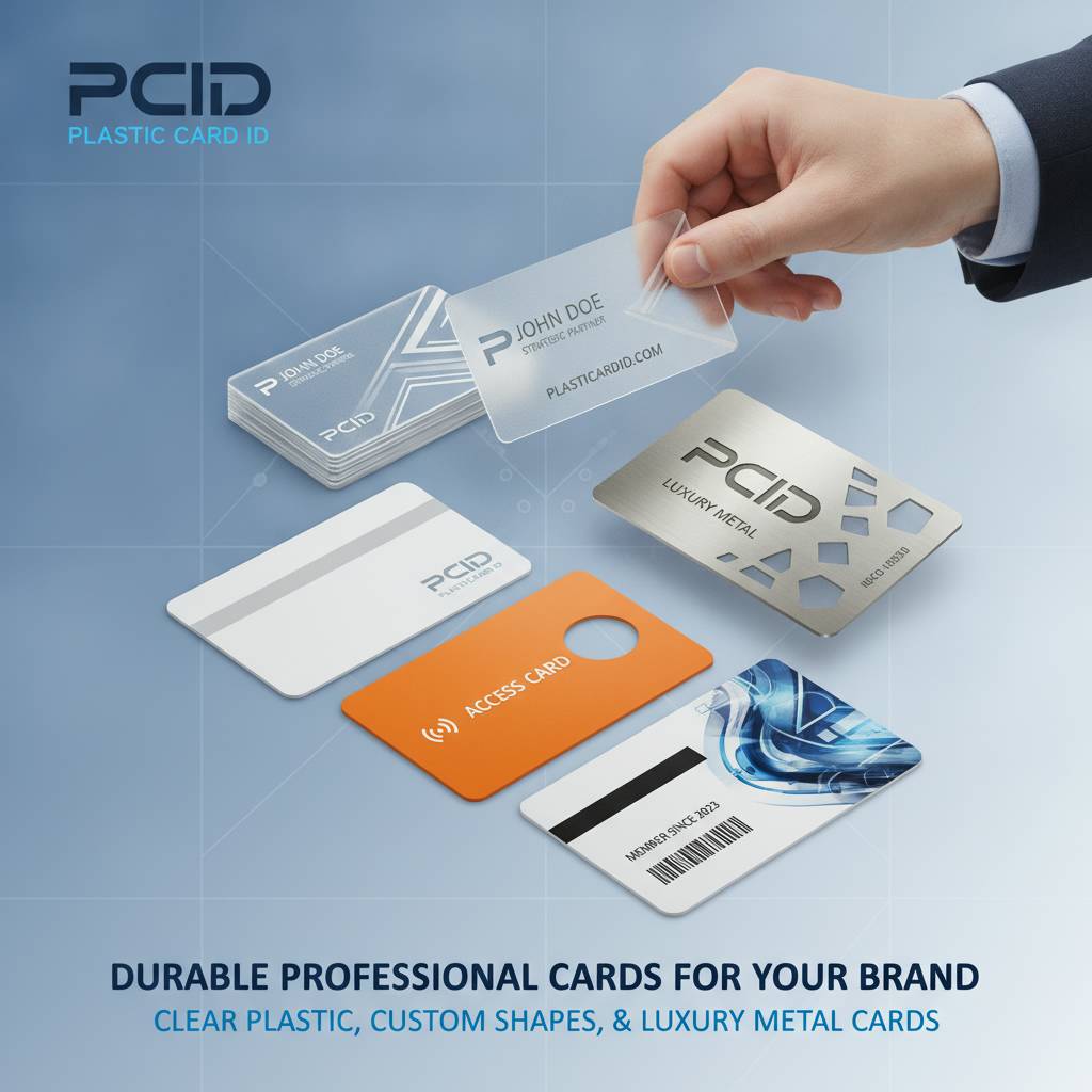 Specialty Cards: Clear Plastic, Custom Shapes, and Luxury Metal