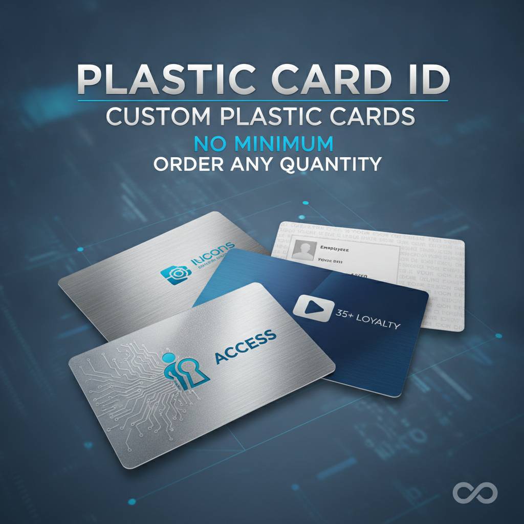 Custom Plastic Cards No Minimum: Freedom to Order on Your Terms