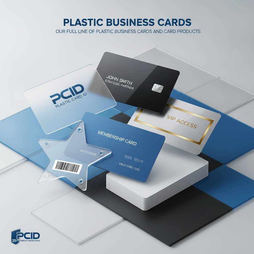 Our Full Line of Plastic Business Cards and Card Products