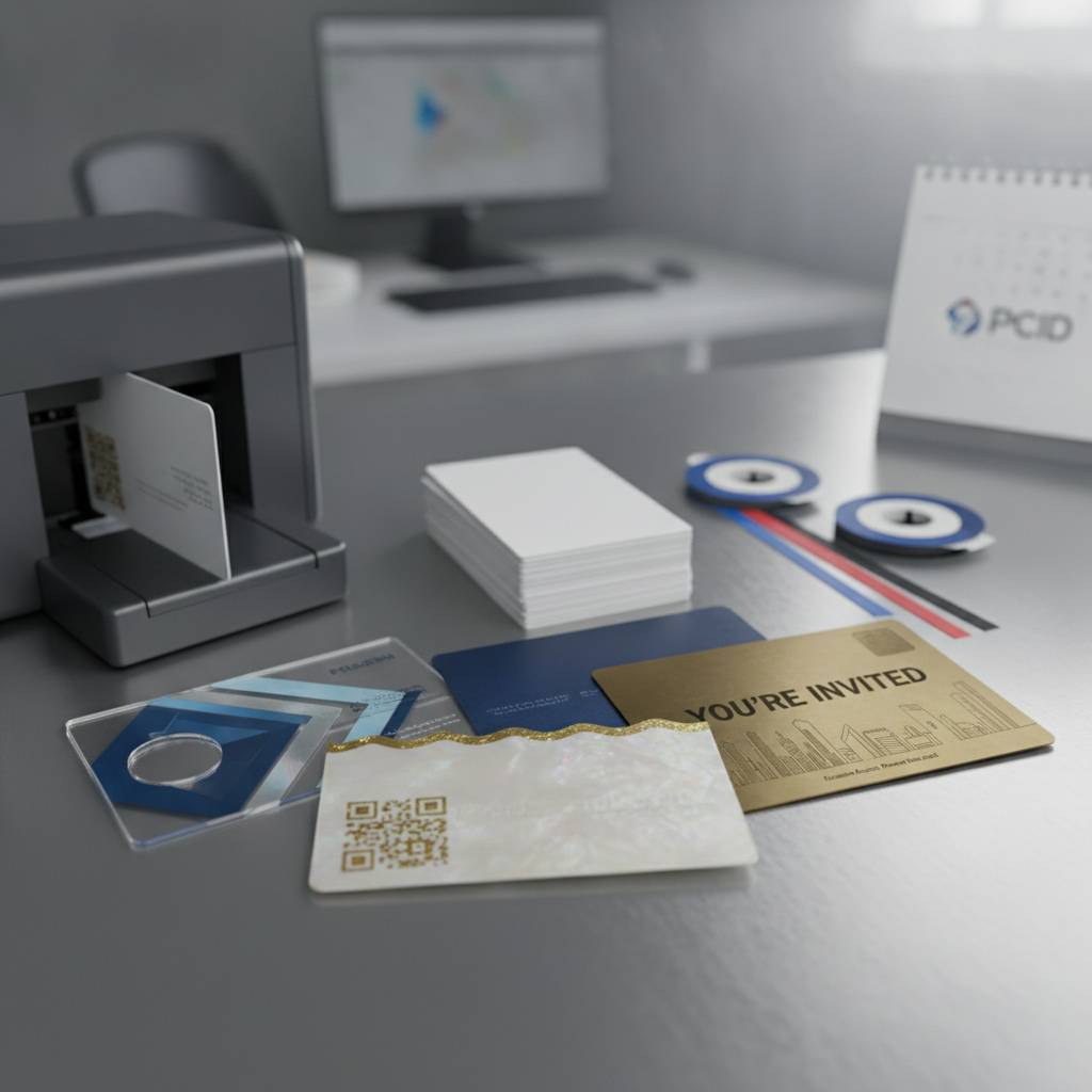 Specialty Cards: Clear, Custom-Shape, and Luxury Metal Options